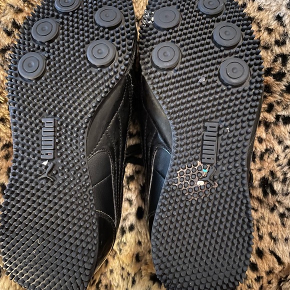 Puma black running shoes very gentle preloved size 8 - Picture 4 of 6